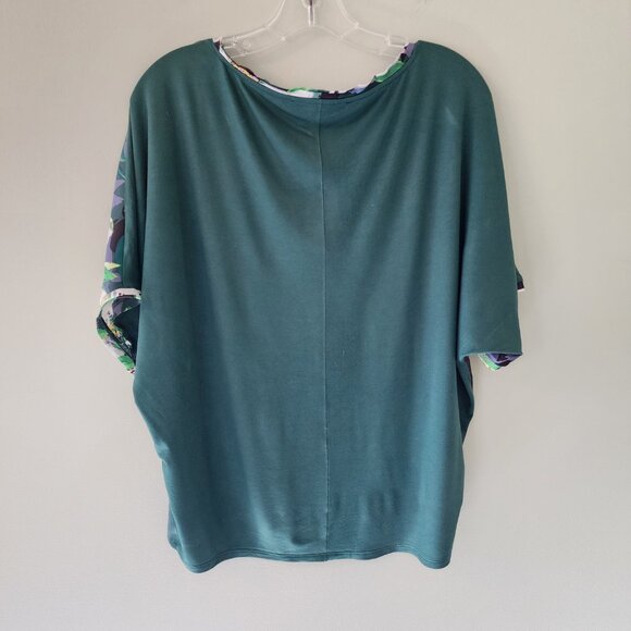 WHBM Woven Dolman Tee, Size S, Like New - Picture 4 of 5